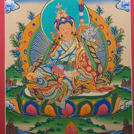 Thangka Guru Padmasambhava Tibetan Art