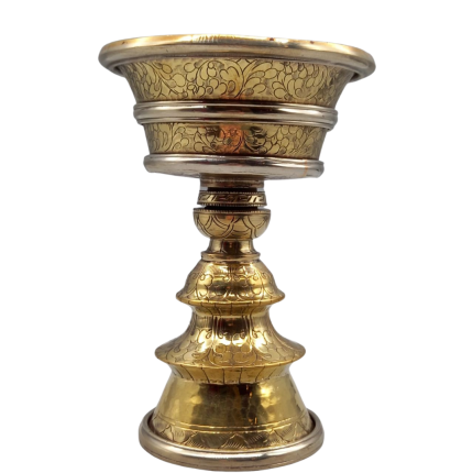 Traditional Brass Butter Lamp