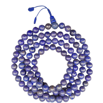 Lapis Lazuli Buddhist Prayer Mala